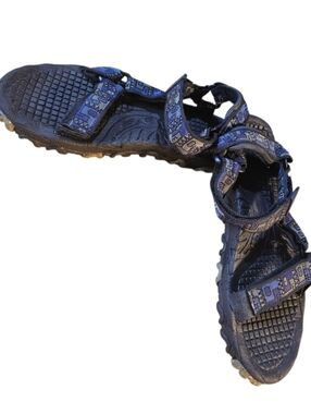 🥾 Teva Valkyrie Hiking Sandals | Black Blue | Adjustable | Size 10